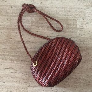 Leather Woven Bag